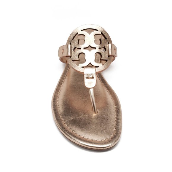 Tory Burch Miller Sandals in Rose Gold Size 8 - Picture 2 of 8
